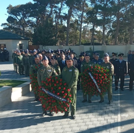 Şəhid Ramiz Qasımovun ildönümü mərasimi keçirilib - FOTOLAR